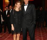 Dominique Desseigne et une amie pour le diner au casino de Deauville après la projection de Mamma Mia