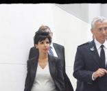 Rachida Dati en visite à la maison centrale, à l'île de Ré