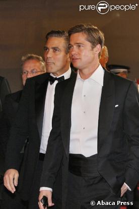 Brad Pitt et George Clooney au festival de Cannes 2007