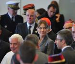 Carla Bruni-Sarkozy et Benoît XVI
