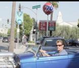 Notre Johnny Hallyday à LA dans son hot road