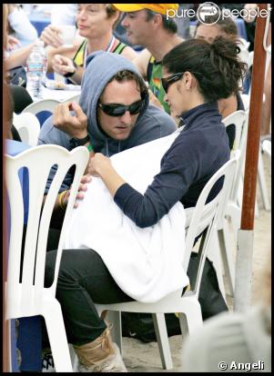 Triathlon de L.A : Matthew McConaughey, sa femme et leur fils