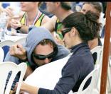 Triathlon de L.A : Matthew McConaughey, sa femme et leur fils
