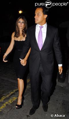 Liz Hurley et son mari