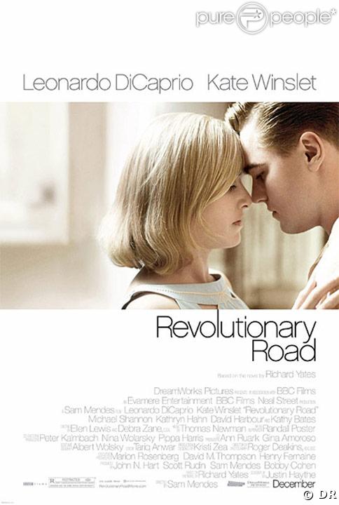 Affiche de Revolutionary Road avec Leonardo DiCaprio et Kate Winslet