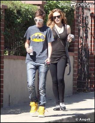 Lindsay Lohan et Samantha Ronson à Santa Monica, le 19/09/08