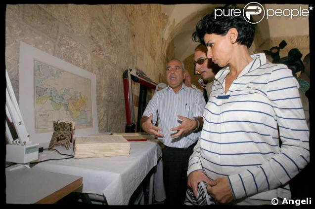 Rachida Dati lors de sa visite diplomatique en Israël
