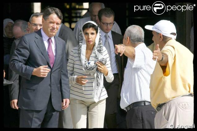 Rachida Dati lors de sa visite diplomatique en Israël