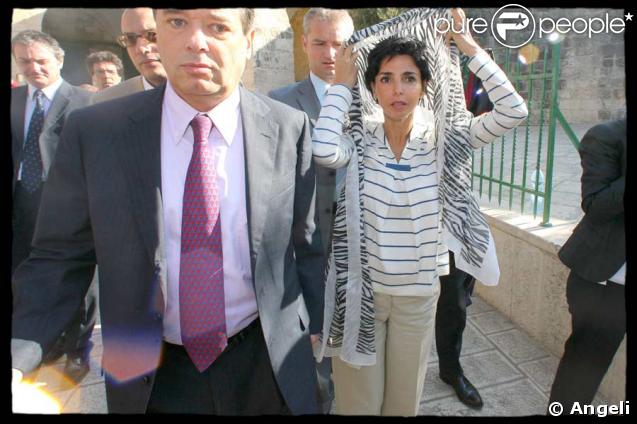 Rachida Dati lors de sa visite diplomatique en Israël