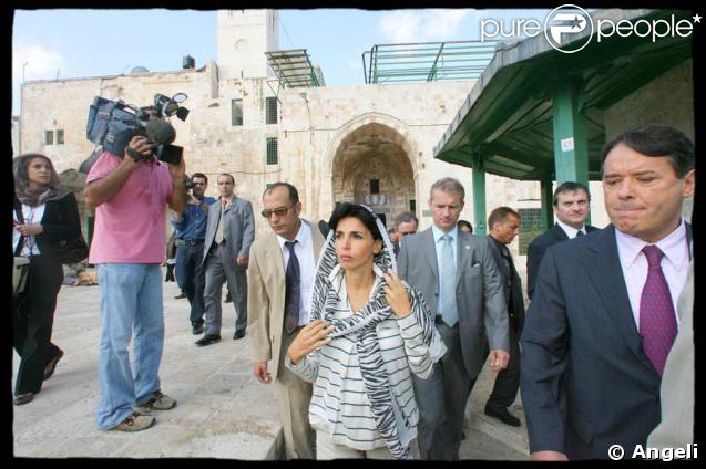 Rachida Dati lors de sa visite diplomatique en Israël