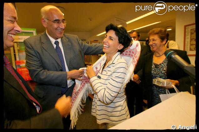 Rachida Dati lors de sa visite diplomatique en Israël
