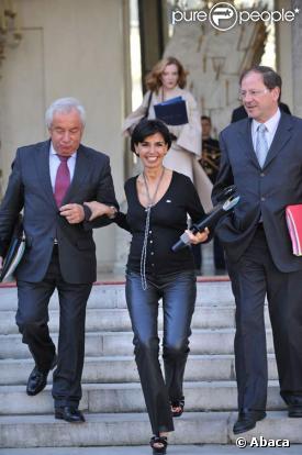 Rachida Dati à la sortie du conseil des ministres, le 26/09/08