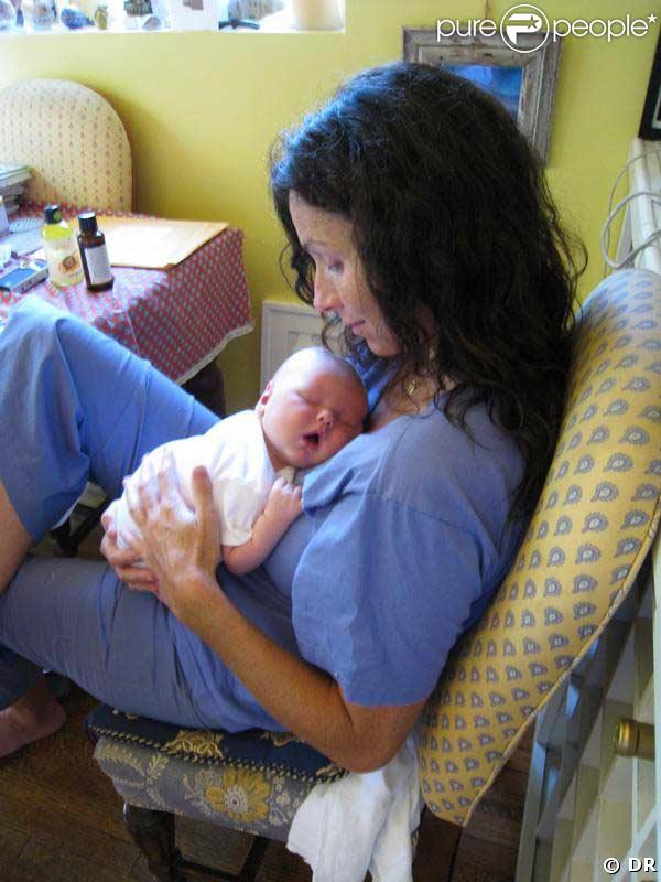 Minnie Driver et son fils Henry