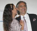 Andrea Bocelli et sa compagne Veronica Berti