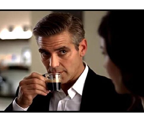 GeoGeorge Clooney dans la pub Nesspresso