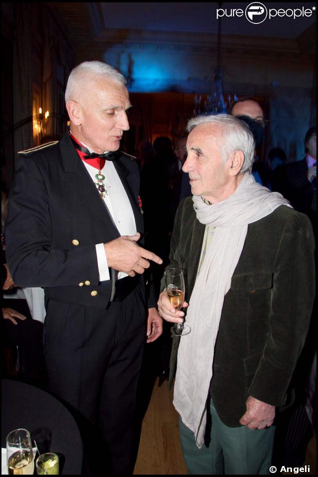 Bruno Dary et Charles Aznavour