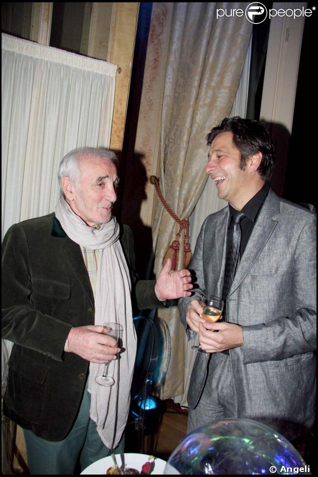 Charles Aznavour et Laurent Gerra