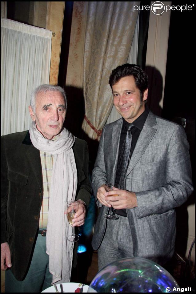 Charles Aznavour et Laurent Gerra