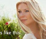 Gwyneth Paltrow, égérie de Pleasures d'Estée Lauder