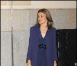 Letizia d'Espagne soutient les personnes handicapées, le 28/10/08