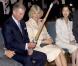 REPORTAGE PHOTOS : Le prince Charles et Camilla au Japon, day 1 : Charles est très intrigué par son bambou... quel métier !
