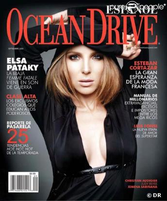 Elsa Pataky pour Ocean Drive