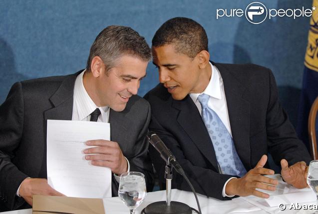 George Clooney et Barack Obama