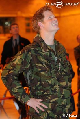 Le Prince harry s'entraîne