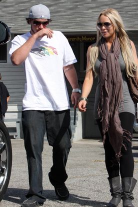 Lindsay Lohan et son petit ami.