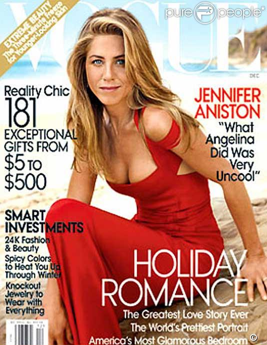 Vogue USA décembre 2008 avec Jennifer Aniston