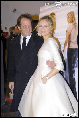 Diane Kruger et Vincent Lindon à la première du film Pour elle, le 30/11/08