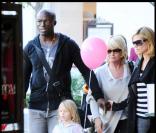 Heidi Klum, Seal, leur filles Leni et la mère de Heidi Klum