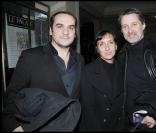 FX Demaison, sa femme et Antoine de Caunes à la soirée d'ouverture du Palace.