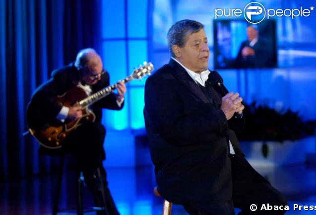 Jerry Lewis lors du telethon américain 2005