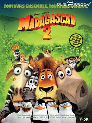 Affiche du film Madagascar 2 : La Grande Evasion
