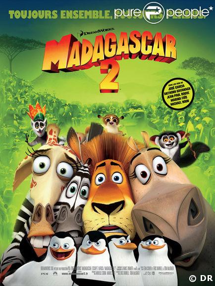 Affiche du film Madagascar 2 : La Grande Evasion
