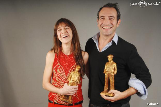 Charlotte Gainsbourg et Jean Dujardin lauréats de la 2ème cérémonie des prix Raimu