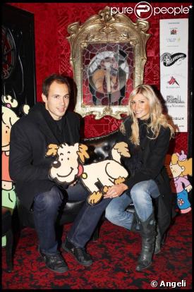 Alexandra Rosenfeld et son fiancé Sergio Parisse