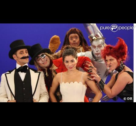 La troupe de 'Dothy et le magicien d'Oz'