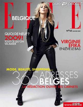 Virginie Efira dans Elle Belgique