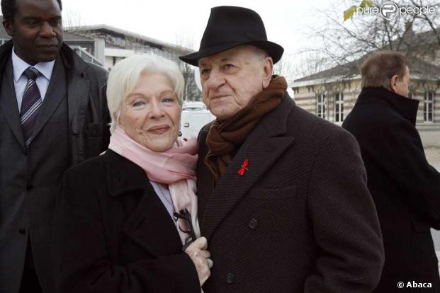 Line Renaud et Pierre Bergé