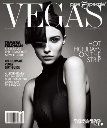 Tamara Feldman pose pour Vegas