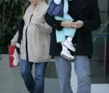 Jennifer Garner avec Ben Affleck et leur fille Violet