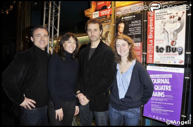 Rentrée des théâtres privés du 14 janvier 2009 : Edith Vernes, Eric Savin, Arié Elmaleh, Joséphine de Meaux