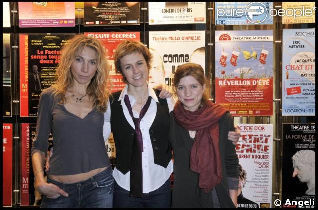 Rentrée des théâtres privés du 14 janvier 2009 : Françoise Lepine, Anne Richard et Constance Carrelet 