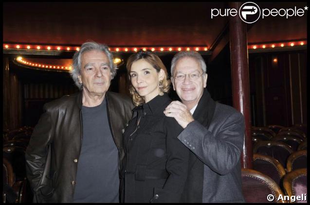 Rentrée des théâtres privés du 14 janvier 2009 : Pierre Arditi, Clotilde Courau et Bernard Murat 