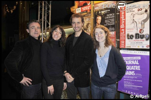 Rentrée des théâtres privés du 14 janvier 2009 : Edith Vernes, Eric Savin, Arié Elmaleh, Joséphine de Meaux