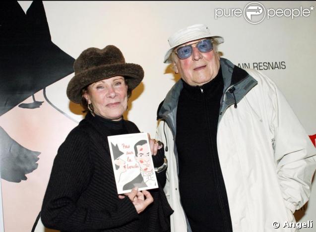 Georges Wilson et sa femme Nicole