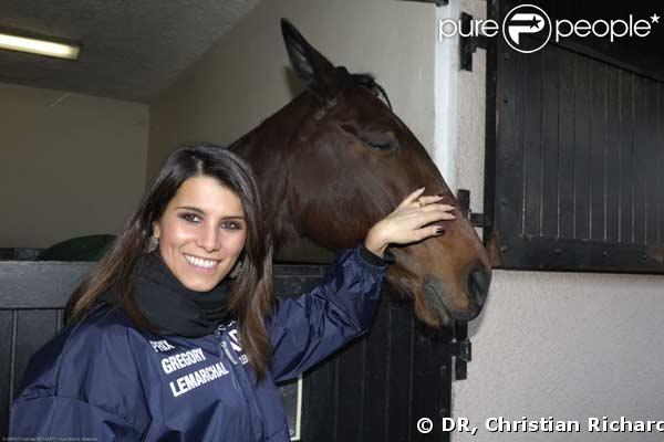 Karine Ferri au Prix de Cornulier le 18 janvier 2009 