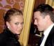 Hayden Panettiere et Casey Affleck en grande conversation... Attention Casey, ton beau-frère Joaquin Phoenix est juste à côté !